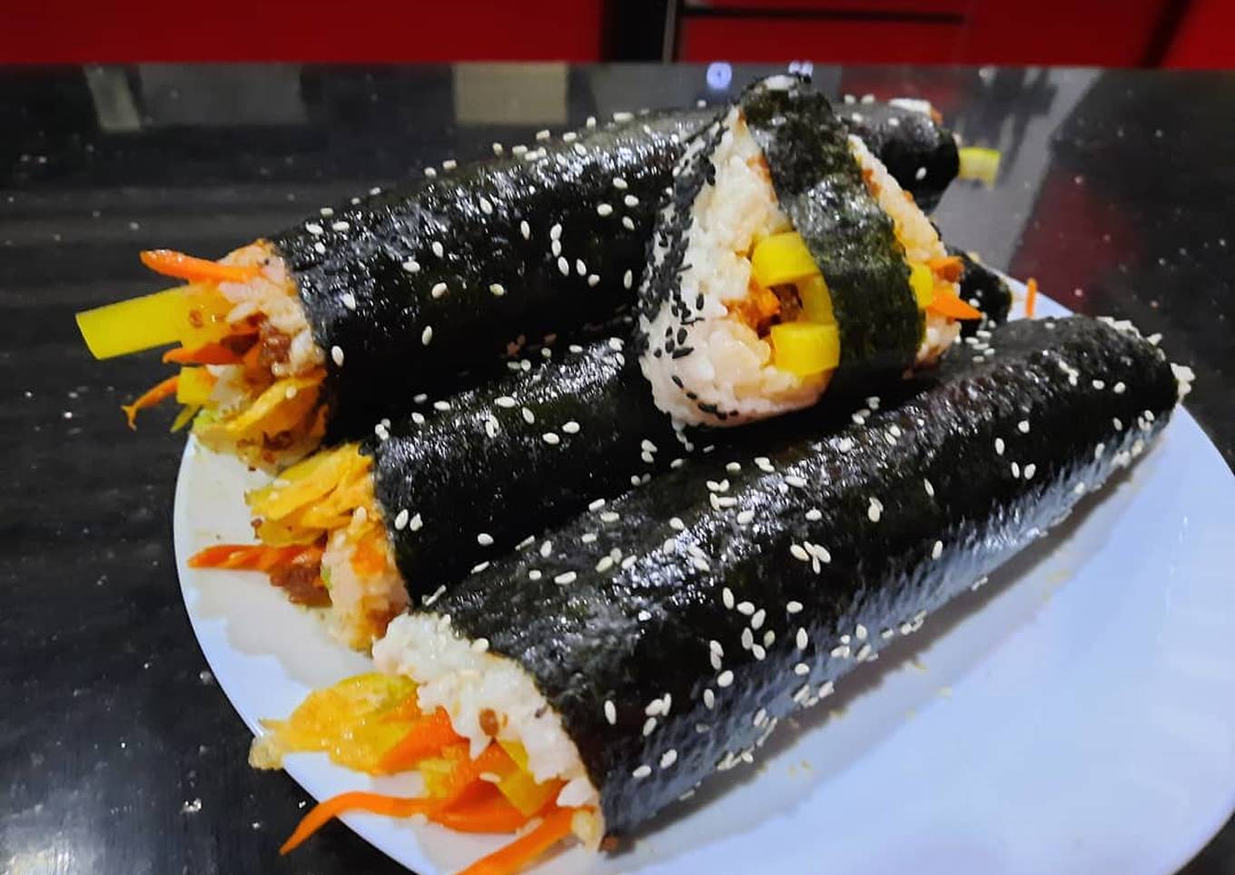 Cara Membuat Resepi Kimbap Gimbap Yang Simple Resepi Orang Kampung 2707