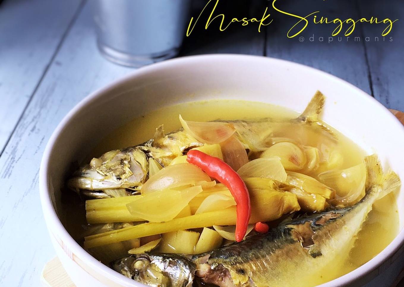 Resepi Ikan Kembung Masak Singgang Menu Bajet Rm5 Untuk 4 Orang Yang