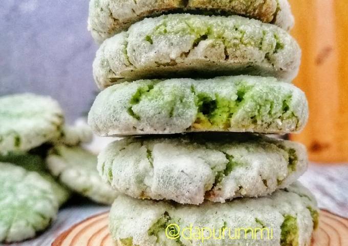 Resipi Buko Pandan Crinkle Cookies Begitu Baik dan Mudah, Makanan rumah